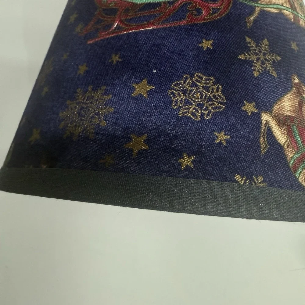 Santa's Sleigh Flying Reindeer Mini Clip On Christmas‎ Light Lamp Shade
